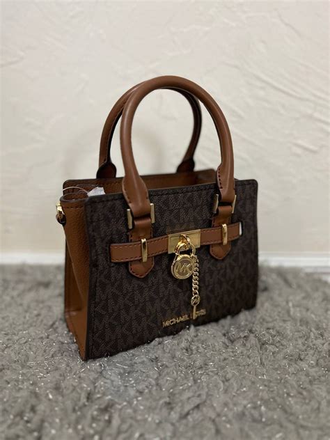 michael kors hamilton xs satchel crossbody|Michael Kors HAMILTON SMALL SATCHEL SHOULDER .